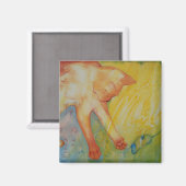 Dansen in een sunpatch Magnet (Voorkant / Achterkant)