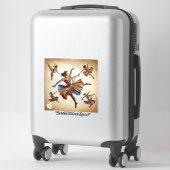 "Dansen in elegante stijl" Sticker (Koffer)