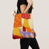 Dansen in geruite dromen tote bag (Dichtbij)