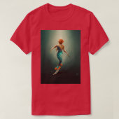 Dansen in het Deep Blue T-shirt (Design voorkant)