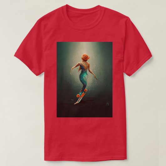 Dansen in het Deep Blue T-shirt (Design voorkant)