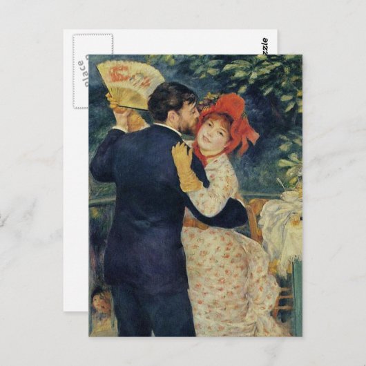 Dansen in het land briefkaart (Voorkant / Achterkant)