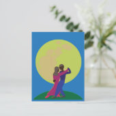 Dansen in het maanlicht briefkaart (Staand voorkant)