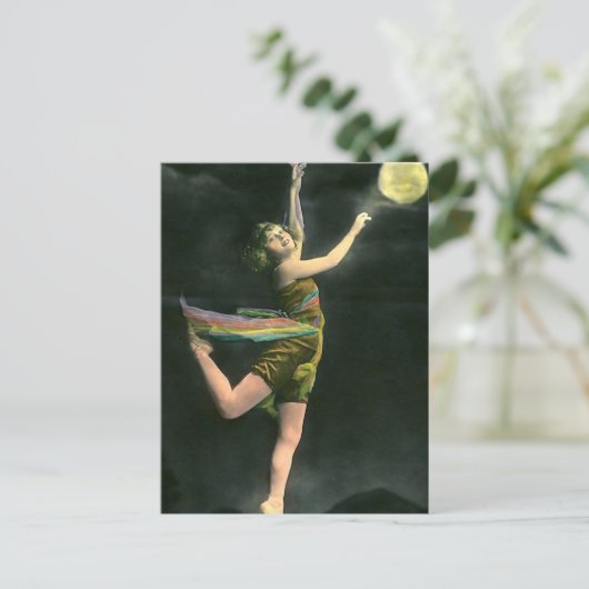 Dansen in het moonlight briefkaart (Staand voorkant)