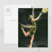 Dansen in het moonlight briefkaart (Voorkant / Achterkant)