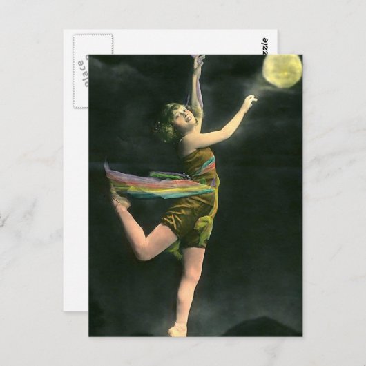 Dansen in het moonlight briefkaart (Voorkant / Achterkant)