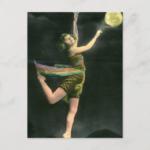 Dansen in het moonlight briefkaart