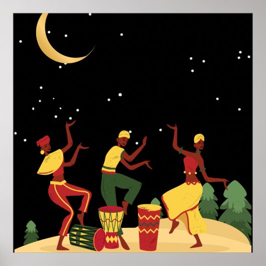 Dansen in het moonlight poster (Voorkant)