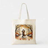 Dansen in het park in de Herfst Tote Bag (Achterkant)