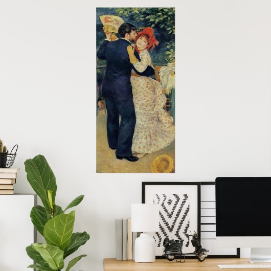 Dansen in het Poster van het land (Thuiskantoor)