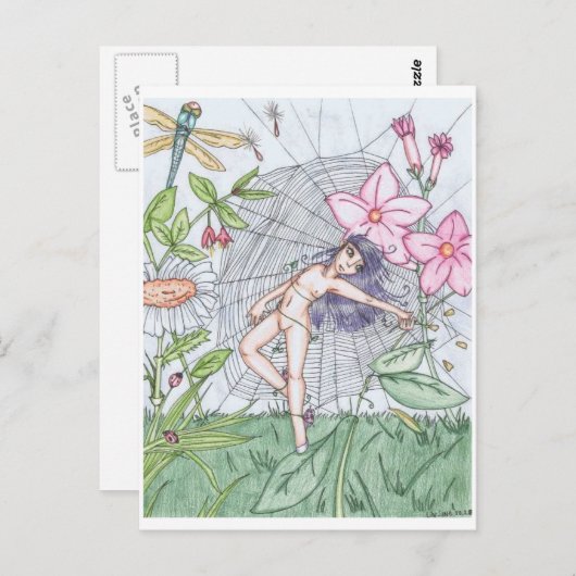 Dansen in Natuur. Briefkaart (Voorkant / Achterkant)