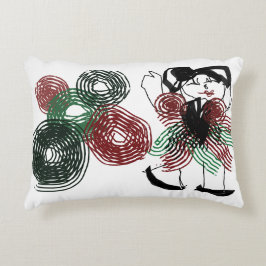 Dansen in pepermunt accent kussen