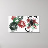 Dansen in pepermunt canvas afdruk (Voorkant)