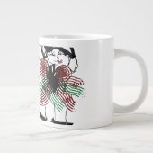 Dansen in pepermunt grote koffiekop (Rechts)