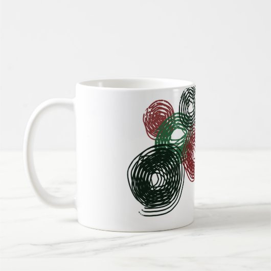 Dansen in pepermunt koffiemok (Links)