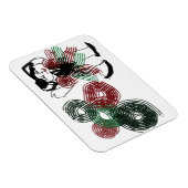 Dansen in pepermunt magneet (Rechterzijde)