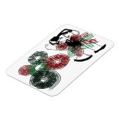 Dansen in pepermunt magneet (Linkerzijde)