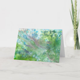 Dansen in Snowflakes Wenskaart van Iris Grace Bedankkaart