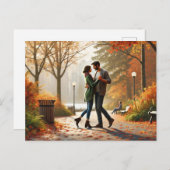 Dansen in Stanley Park Vancouver Herfst Briefkaart (Voorkant / Achterkant)