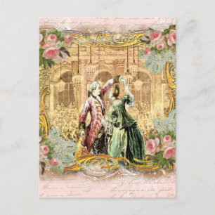 Dansen in Versailles Briefkaart