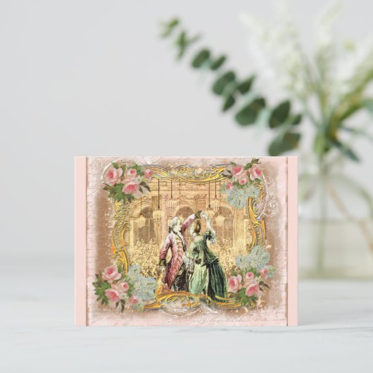 Dansen in Versailles Briefkaart (Staand voorkant)
