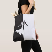 Dansen in zwart-wit tote bag (Dichtbij)