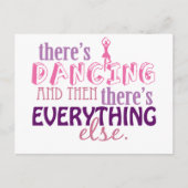 Dansen is alles briefkaart (Voorkant)