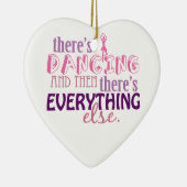 Dansen is alles keramisch ornament (Rechts)