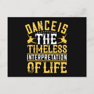 Dansen is de tijdloze interpretatie briefkaart