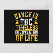 Dansen is de tijdloze interpretatie briefkaart (Voorkant)