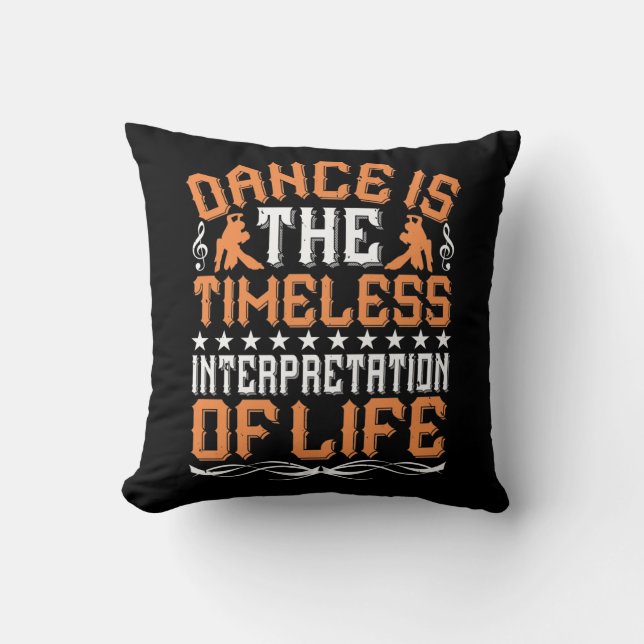 Dansen Is De Tijdloze Interpretatie Kussen (Voorkant)