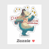 Dansen is gewoon dissociatie met extra stappen sticker (Vel)