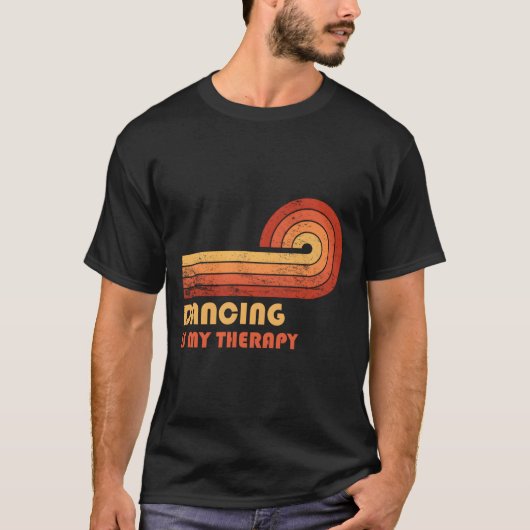 Dansen Is Mijn Therapie T-shirt (Voorkant)