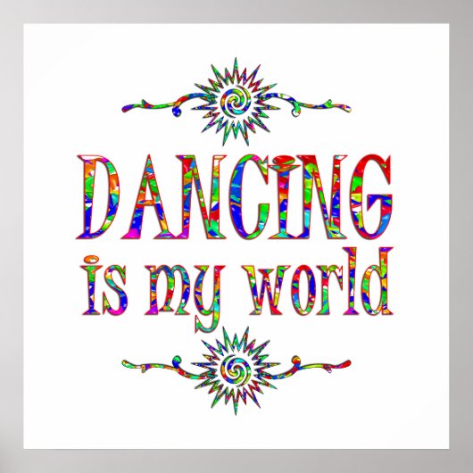 Dansen is Mijn wereld Poster (Voorkant)