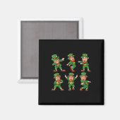 Dansen Leprechauns St Patrick's Day Fun Boys Meisj Magneet (Voorkant / Achterkant)