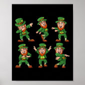 Dansen Leprechauns St Patrick's Day Fun Boys Meisj Poster (Voorkant)