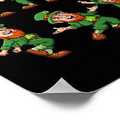 Dansen Leprechauns St Patrick's Day Fun Boys Meisj Poster (Hoek)