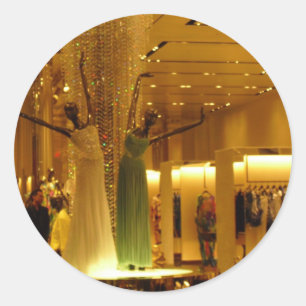 Dansen Mannequins Ronde Sticker