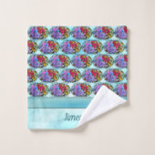 Dansen met bloemen & buistraten PV01 Bad Handdoek (Wasdoekje)