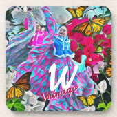 Dansen met bloemen & buistraten PV01 Bier Onderzetter (Voorkant)