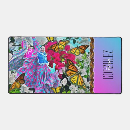 Dansen met bloemen & buistraten PV01 Bureaumat (Voorkant)