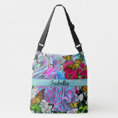 Dansen met bloemen & buistraten PV01 Crossbody Tas (Voorkant)