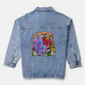 Dansen met bloemen & buistraten PV01 Denim Jacket (Achterkant)
