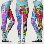 Dansen met bloemen & buistraten PV01 Leggings