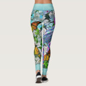 Dansen met bloemen & buistraten PV01 Leggings (Achterkant)