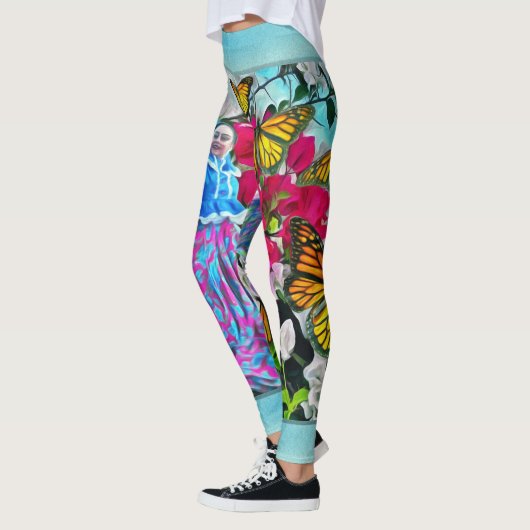 Dansen met bloemen & buistraten PV01 Leggings