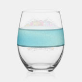 Dansen met bloemen & buistraten PV01 Wijnglas Zonder Voet (Achterkant)