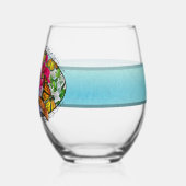 Dansen met bloemen & buistraten PV01 Wijnglas Zonder Voet (Links)