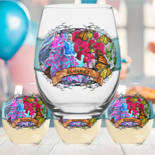 Dansen met bloemen & buistraten PV01 Wijnglas Zonder Voet
