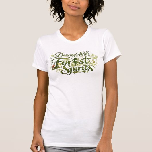 Dansen met bosgeesten t-shirt (Voorkant)